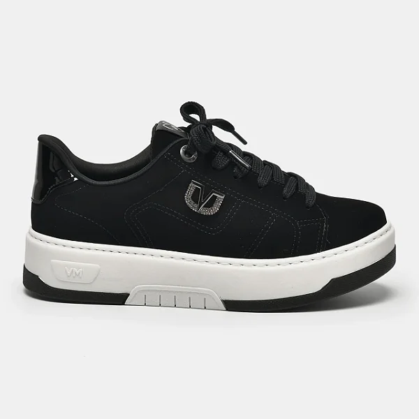 Via Marte Tenis Fem 126014 Preto