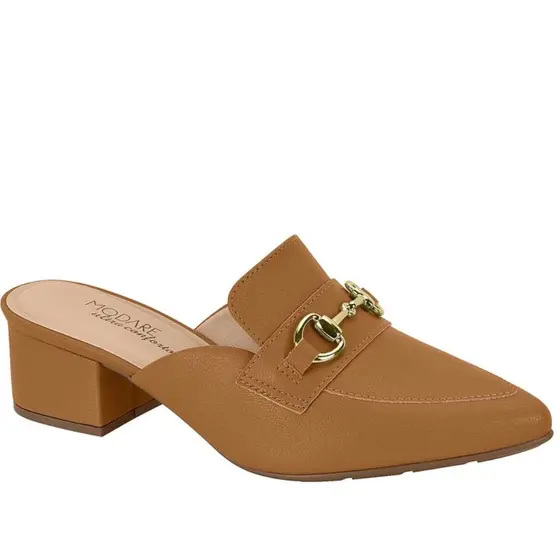 Mule Fem Modare Salto Medio 7340124 Camel