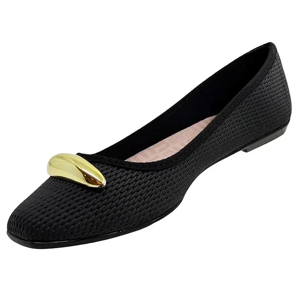 Sapatilha Fem Moleca 5729131 Preto