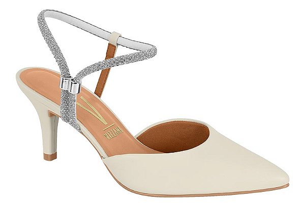 Sapato Fem Vizzano Salto Baixo 11851138 Branco Off