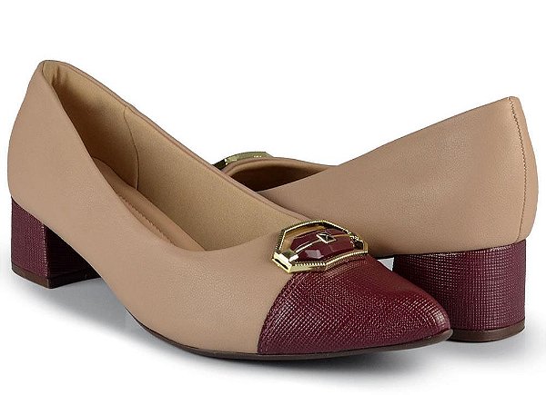 Piccadilly Sapato Fem Salto Baixo 739078 Fendi