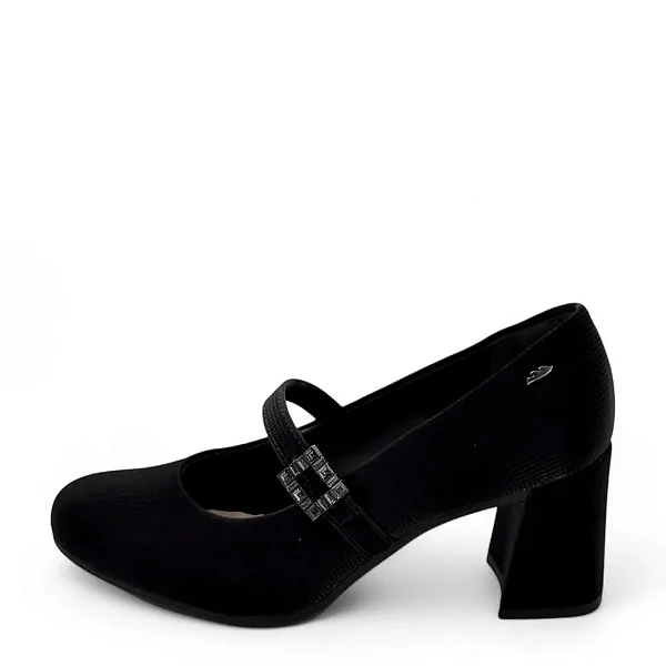 Sapato Fem Dakota  Salto Medio D0282 Equinox Preto