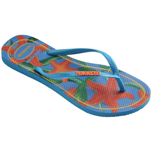 Havaianas Chinelo Fem Tropical Turquesa
