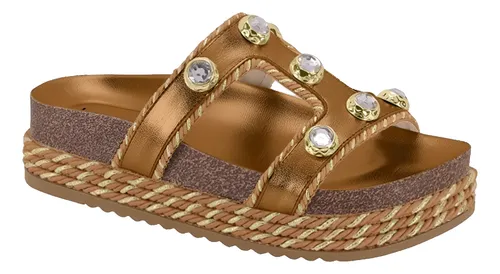 Beira Rio Tamanco Anabela 8546208 Camel