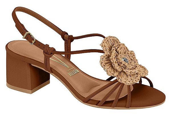 Vizzano Sandalia Fem Salto Medio 62911193 Mocca