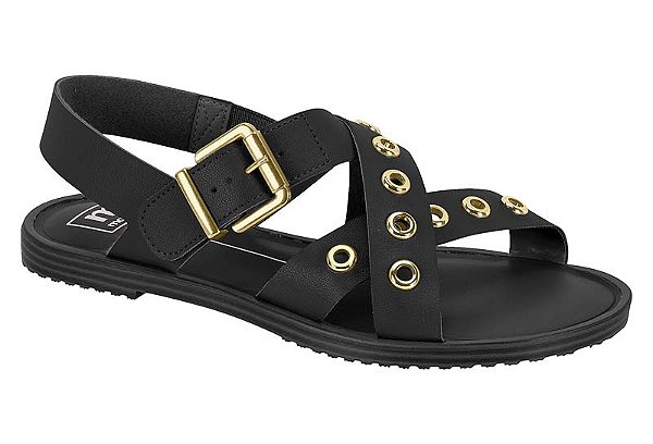 Moleca Sandalia Fem 5555203 Preto