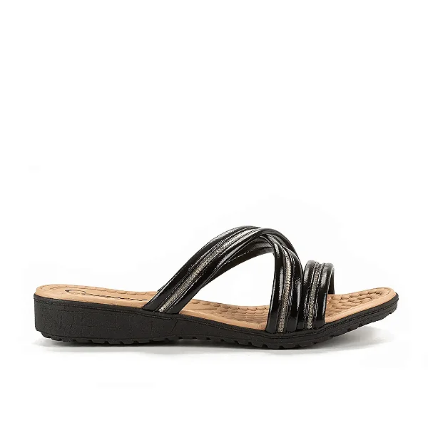 Campesi Rasteira Fem Ce221 Fizzy Preto