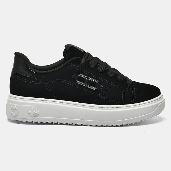 Via Marte Tenis Fem 55031 Preto