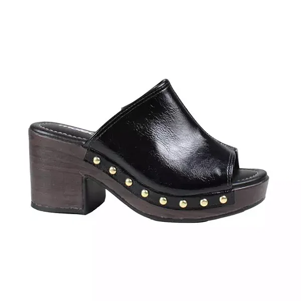 Moleca Tamanco Fem 5549107 Preto