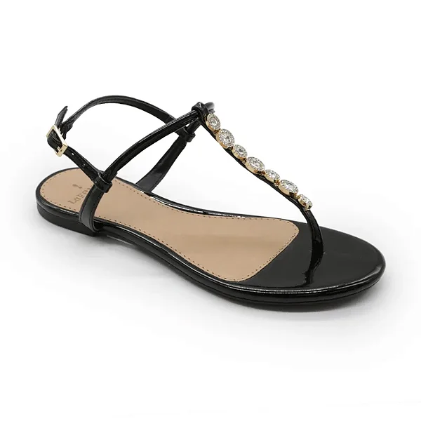 La Femme Sandalia Fem 131232 Nappa Preto