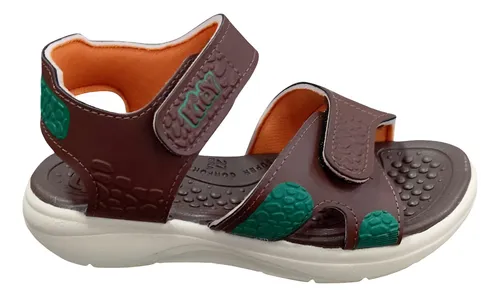 Kidy Sandalia Inf Masc 19200770782 Marrom