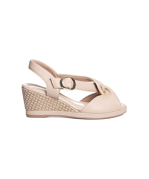 Piccadilly Sandalia Anabela Fem 408242 Fendi