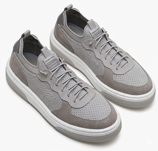 Democrata Sapatenis Masc 623102 Off White