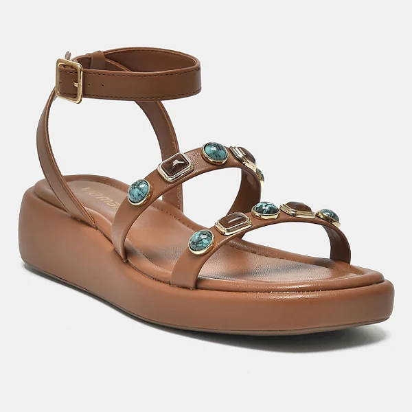 Via Marte Sandalia Fem 267001 Ganache