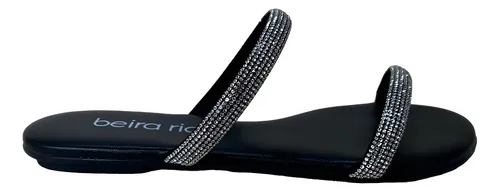 Beira Rio Rasteira Fem 8384752 Cristal