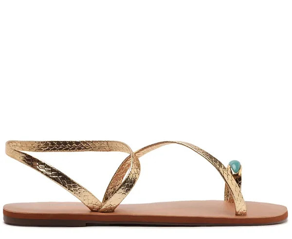 Anacapri Sandalia Fem C3001404640004 Dourado