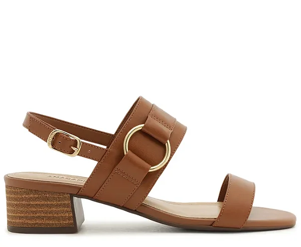 Anacapri Sandalia Fem Salto Baixo C3048901370003 Marrom