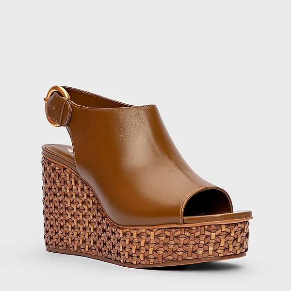 Carrano Sandalia Anabela Fem 154133 Brunette