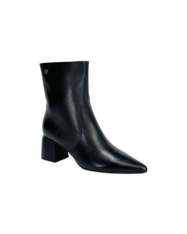 Bottero Bota Fem Cano Curto Salto Baixo 362102 Preto
