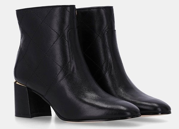 Luz Da Lua Bota Fem Cano Curto Salto Medio 80740009 Preto