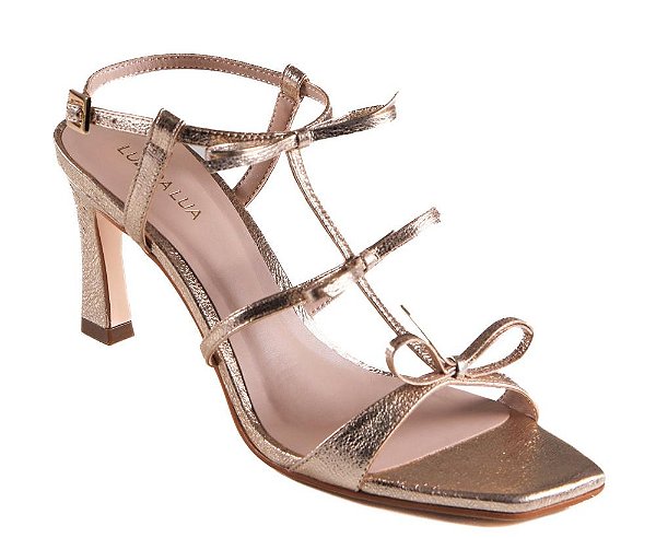 Sandalias Calçados Femininos Luz Da Lua Sandalia Fem Salto Medio 80110023