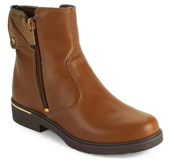 Pink Cats Bota Inf Fem Cano Curto V6072 Tabaco