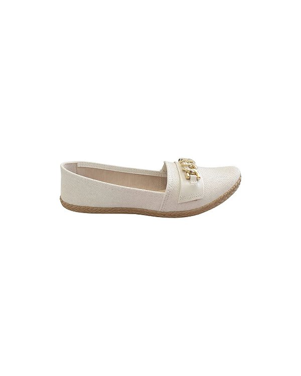 Moleca Sapato Fem 52871011 Branco Off