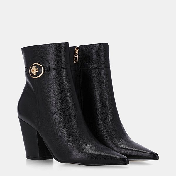 Luz Da Lua Bota Fem Cano Curto Salto Medio 81050001 Atacama