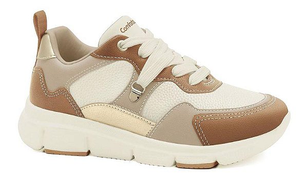 Comfortflex Tenis Fem 2690304 Caramelo