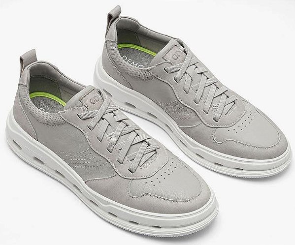 Democrata Tenis Masc 240701 Cinza Cloudy