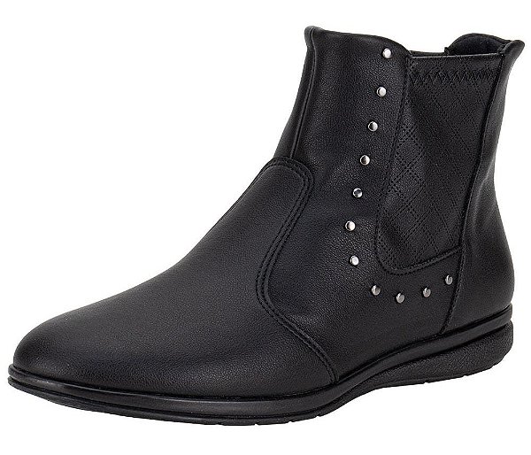 Piccadilly Bota Fem Cano Curto 261041 Preto