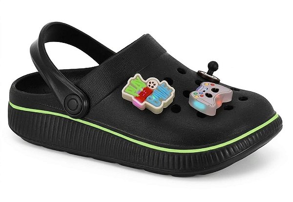 Molekinho Crocs Inf Masc 2874407 Amarelo Neon
