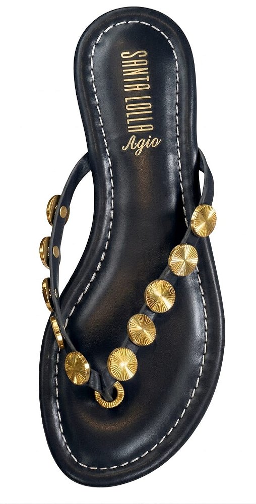 Santa Lolla Rasteira Fem 0C415c9c0add00f3 Black