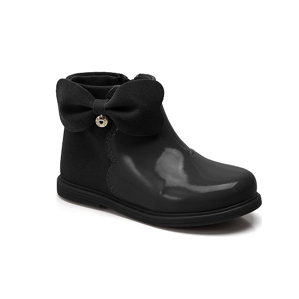 Bota Infantil Menina Klin Miss Preta