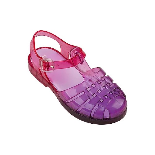 Sandalia Pampili Infantil C/Led Glee Valen Roxa Transparente