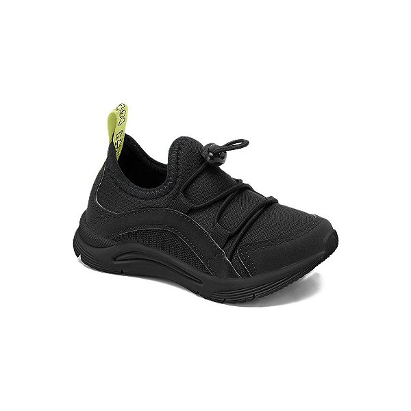 Tênis Infantil Klin New Sport Menino - Preto/Verde