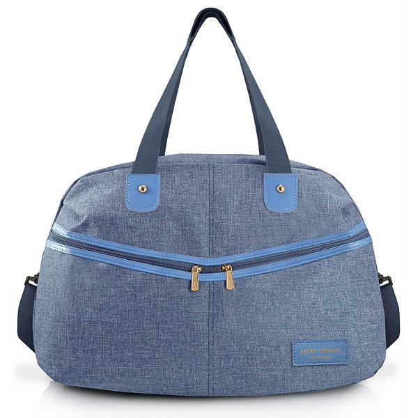 BOLSA JOY PASSEIO VIAGEM AZUL