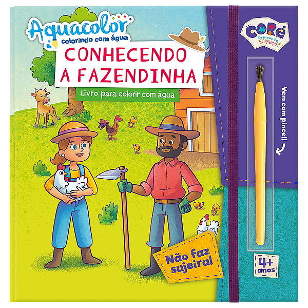 LIVRO AQUACOLOR CONHECENDO A FAZENDINHA