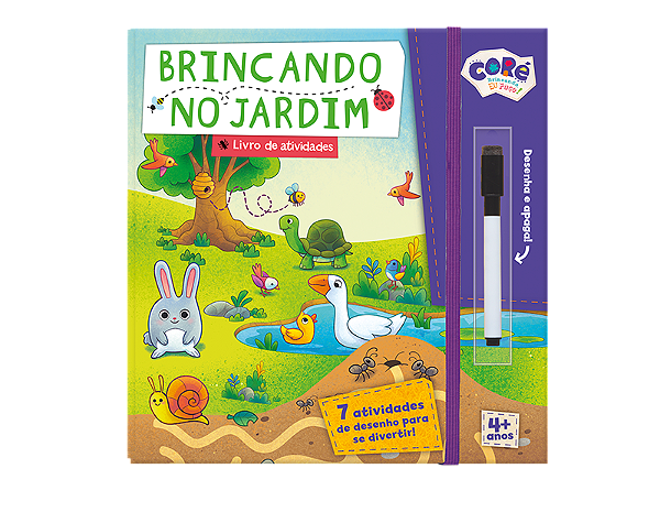 LIVRO DE ATIVIDADES BRINCANDO NO JARDIM - ESCREVE E APAGA