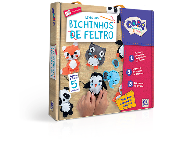 FAZENDO ARTE - LIVRO BICHINHOS DE FELTRO
