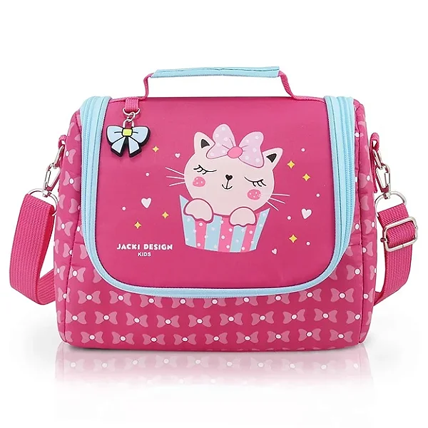 LANCHEIRA TÉMICA INFANTIL ROSA GATINHO