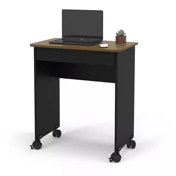 Escrivaninha Mesa Compact Not 0,70 Preto Freijó