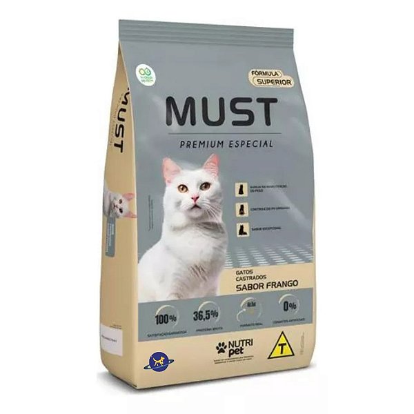 Ração Must Premium Especial Gatos Castrados 10,1kg