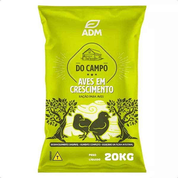 DO CAMPO Ração Inicial P/ Aves Em Crescimento Pintinhos 20kg