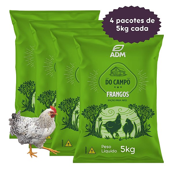 DO CAMPO FRANGOS Ração para Aves 20kg