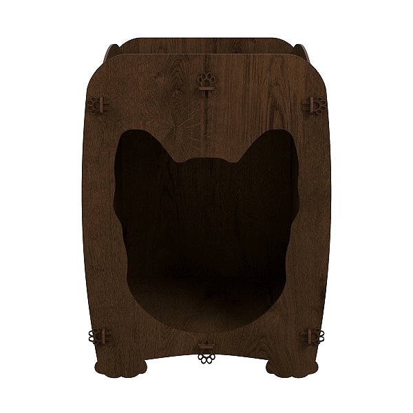 Mesa De Cabeceira Casinha Pet Dog Malbec