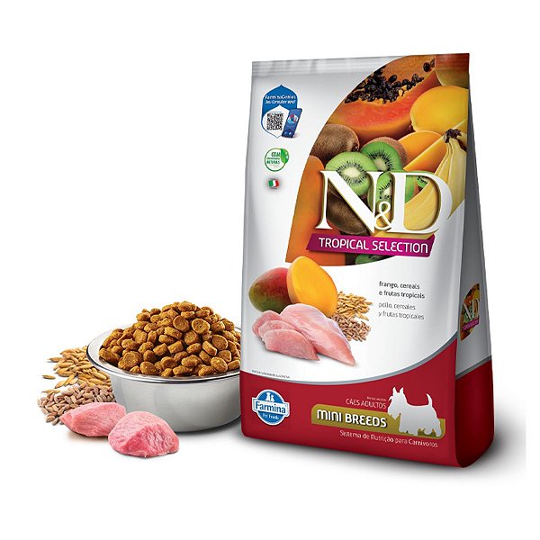 ND Tropical Selection Cães Adultos Mini Frango 10+2Kg