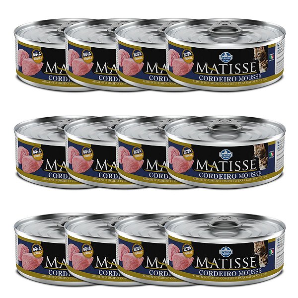 Matisse Cat Wet Mousse - Cordeiro - 12 un