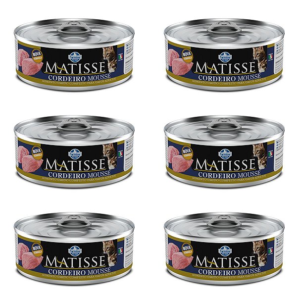 Matisse Cat Wet Mousse - Cordeiro - 6 un