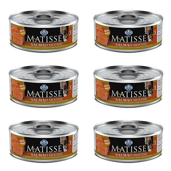 Matisse Cat Wet Mousse - Salmão - 6 un